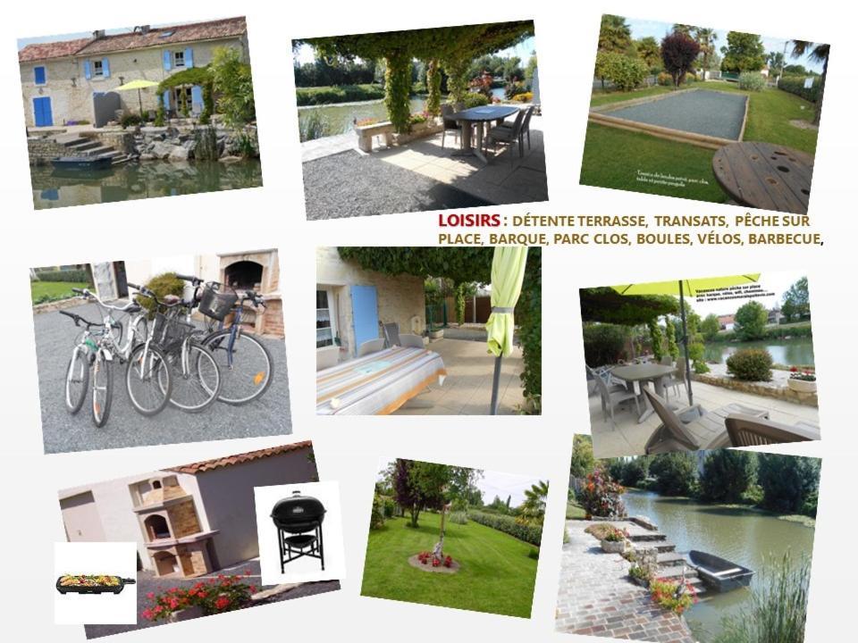 MARAIS POITEVIN pêche ,barque, vélos, wifi, linge, cheminée, cuisine La Taillee Exterior foto